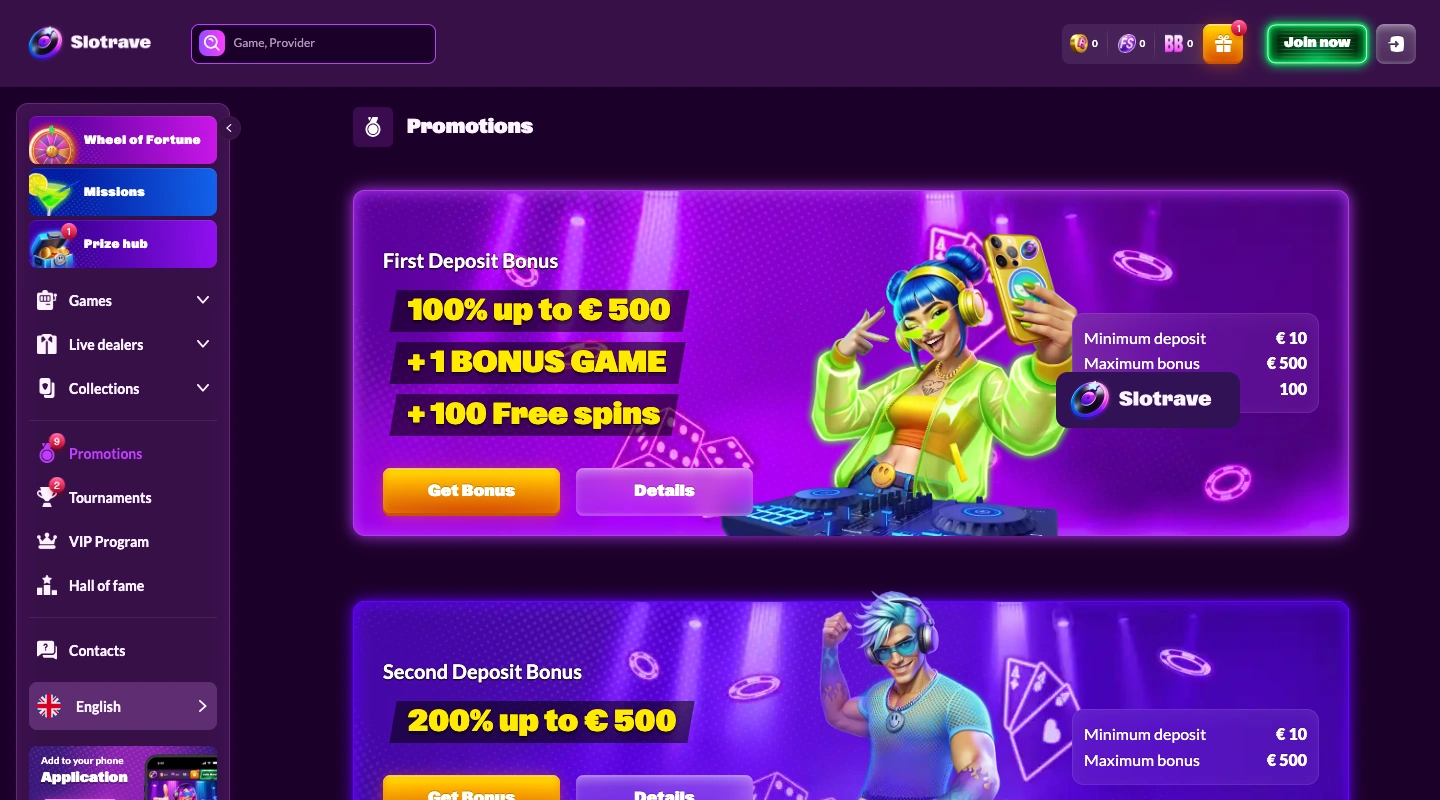 Slotrave Free Spins
